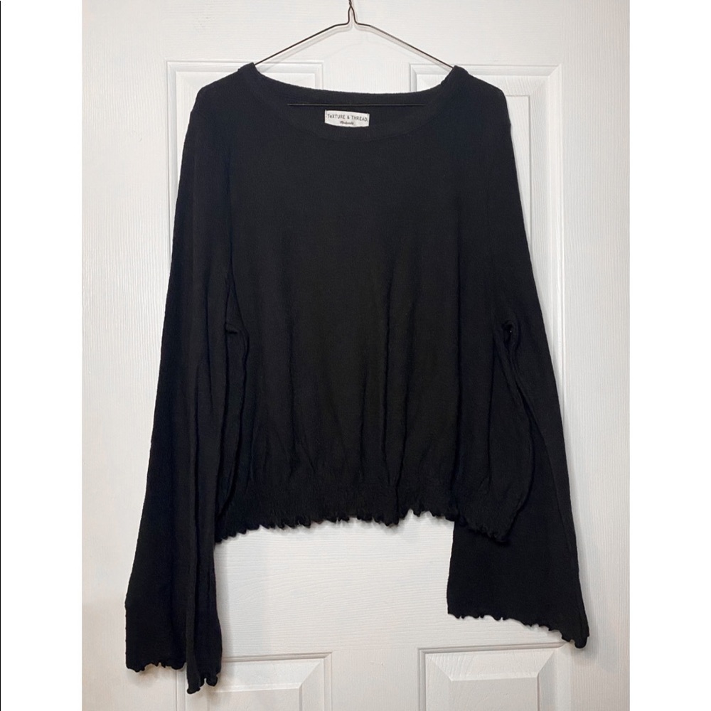 Madwell Long Sleeve Off The Shoulder Top